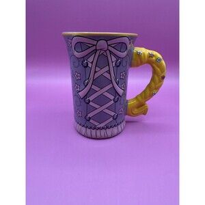 Disney Parks TANGLED Rapunzel COFFEE MUG Signature Purple 12oz